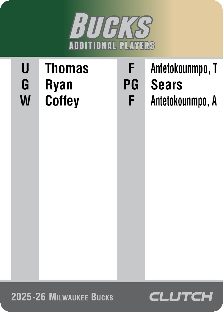 2026 NBA Team Sets