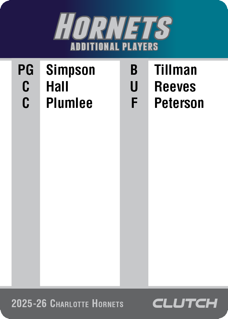 2026 NBA Team Sets