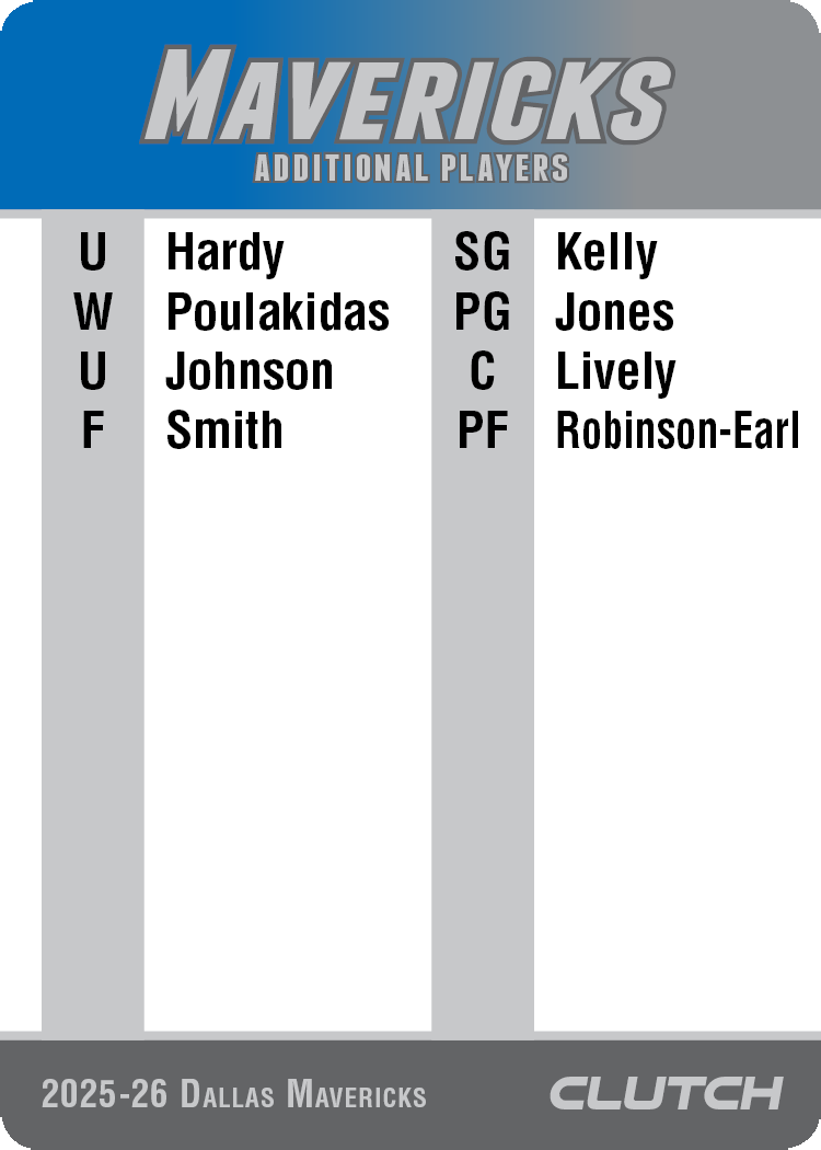 2026 NBA Team Sets