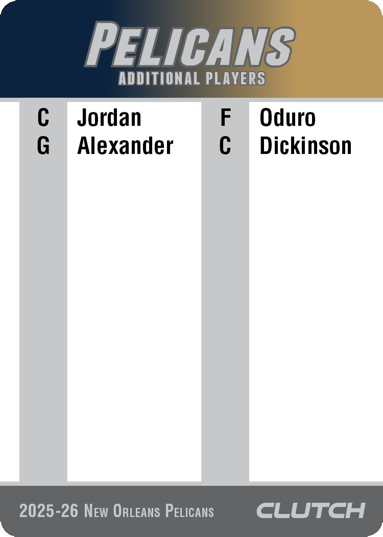 2026 NBA Team Sets