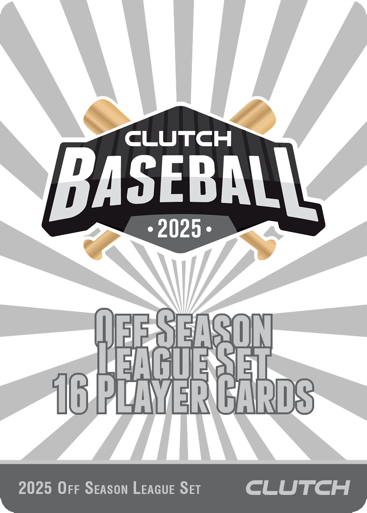 PREORDER: Baseball League Player Sets (Ships by 7/1)