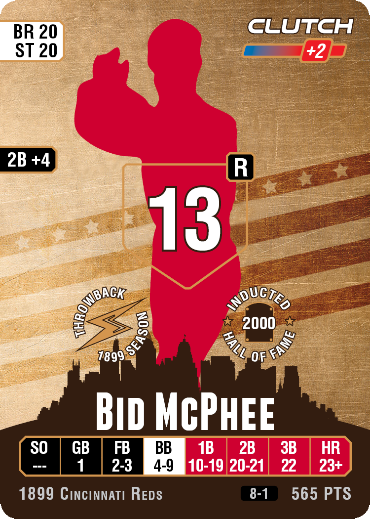 PREORDER Hall Of Fame Bid McPhee