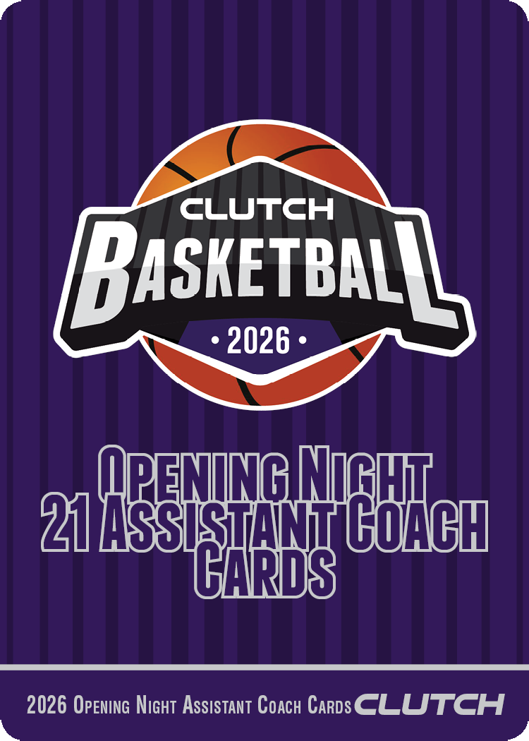 NEW: Basketball Assistant Coach Card Set