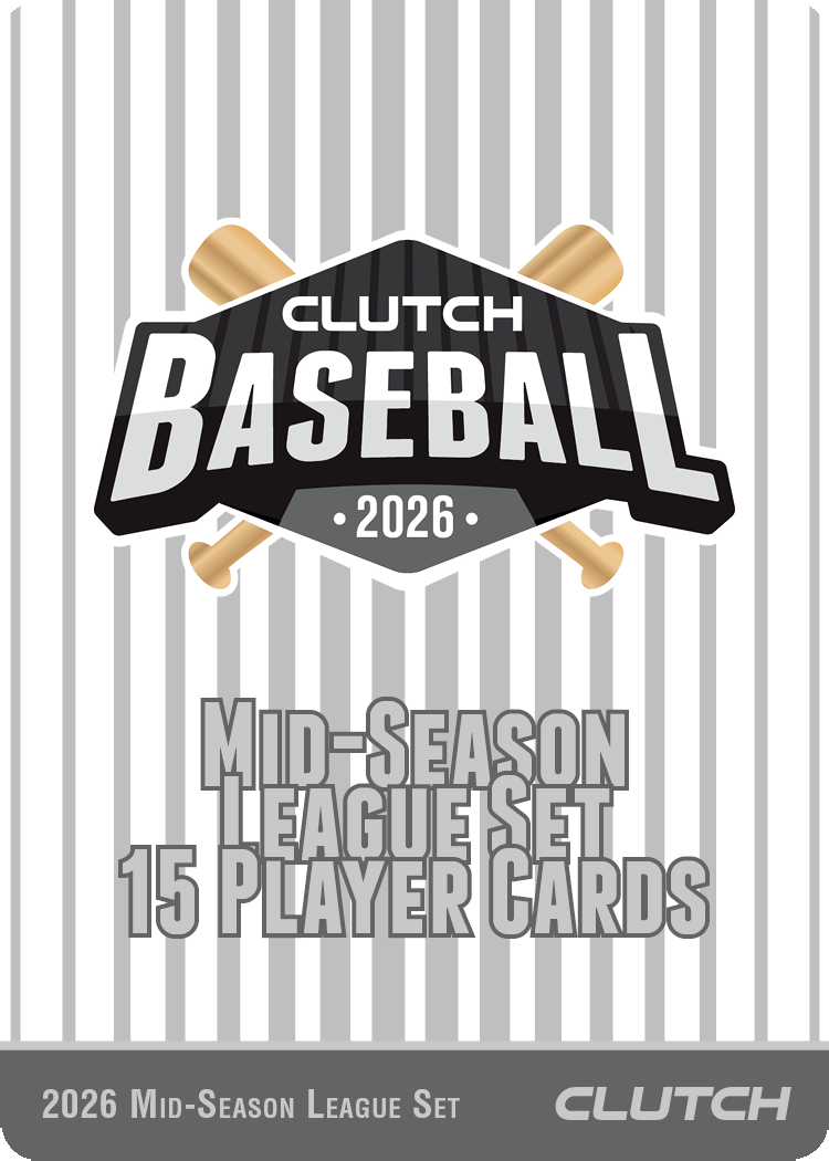PREORDER Baseball League Player Sets