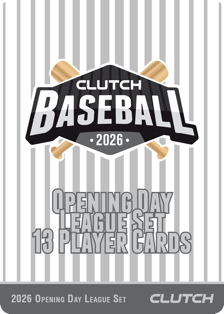 PREORDER: Baseball League Player Sets (Ships by 7/1)