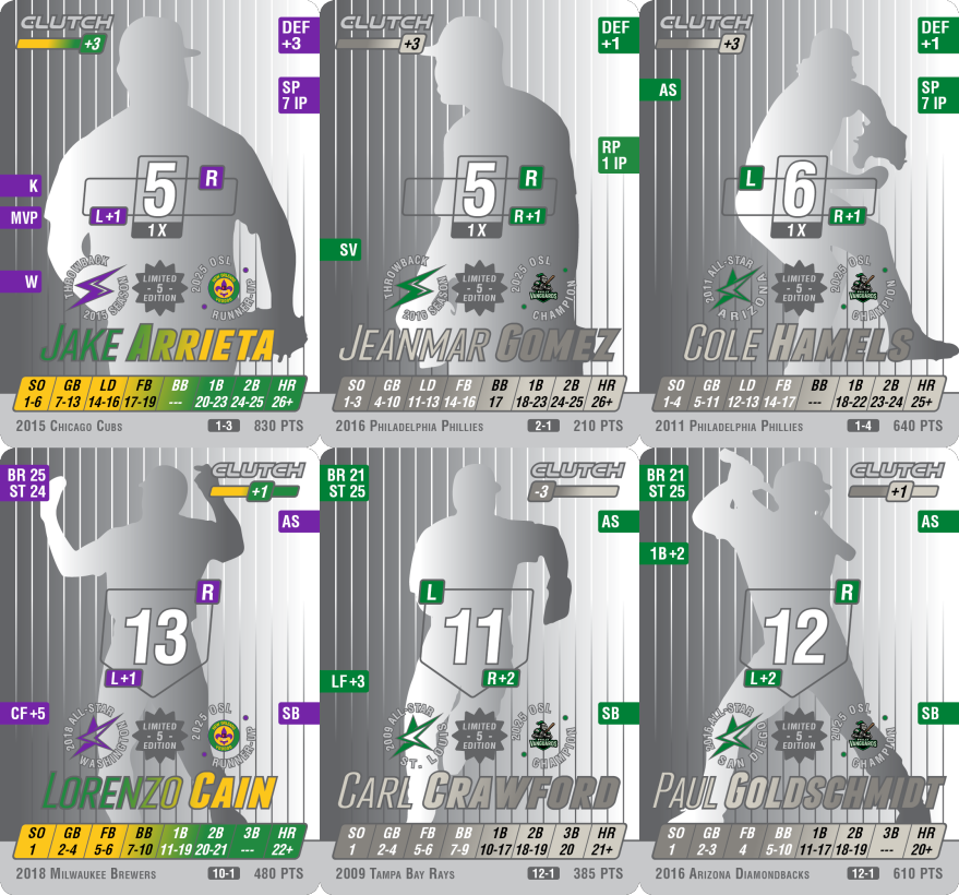 PREORDER: Baseball League Player LE Packs (Ships by 7/1)