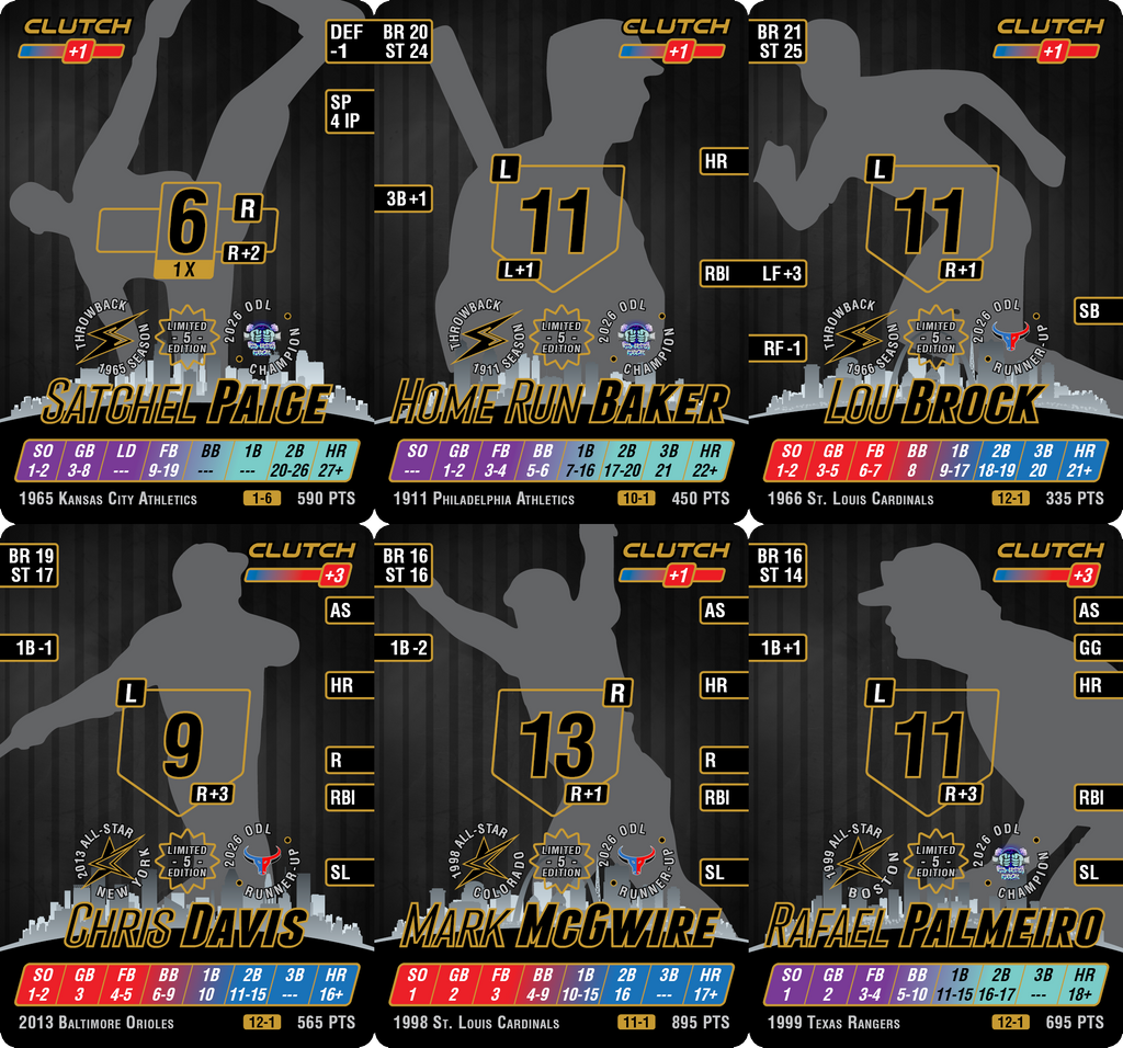 PREORDER: Baseball League Player LE Packs (Ships by 7/1)