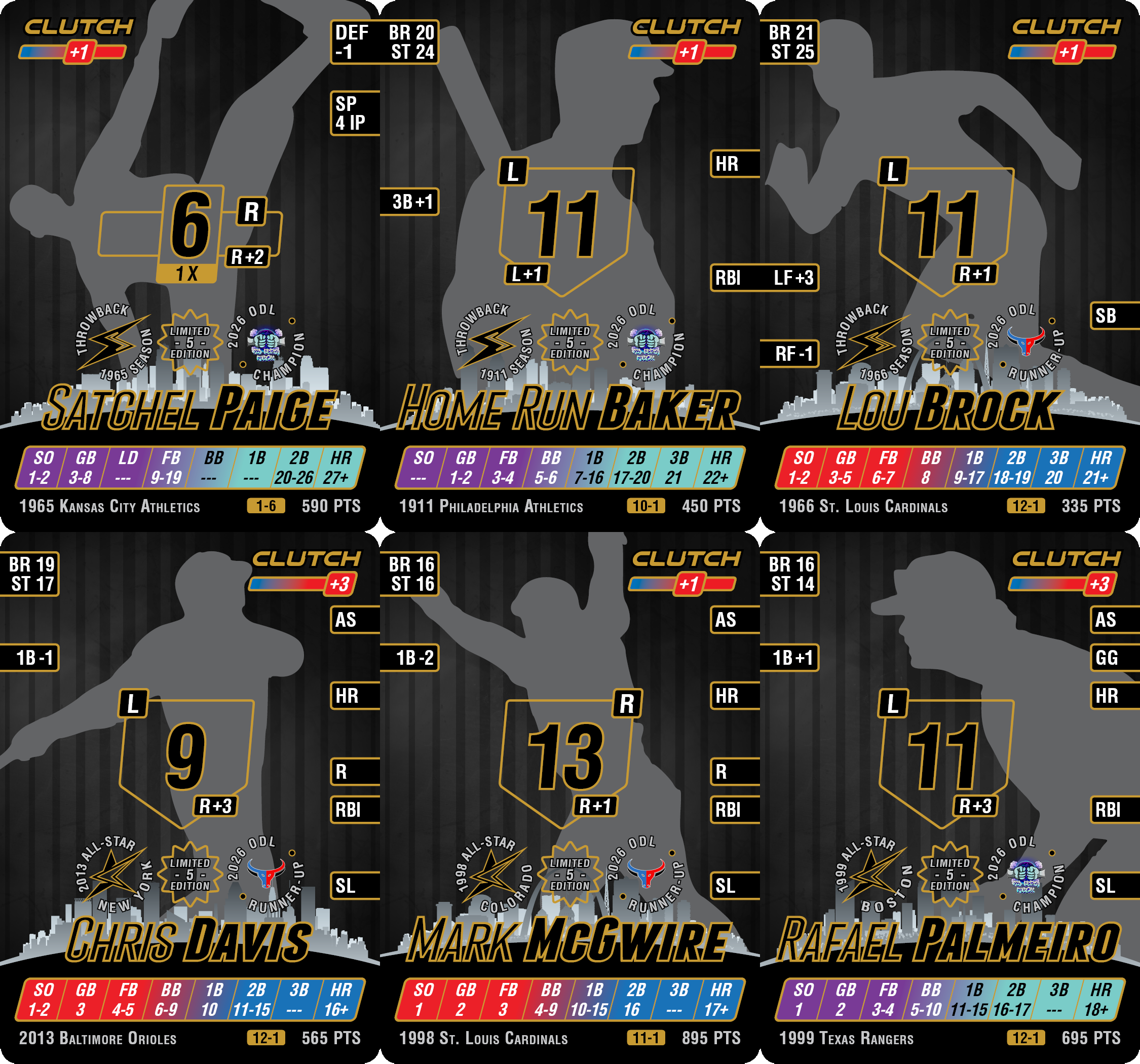 PREORDER: Baseball League Player LE Packs (Ships by 7/1)